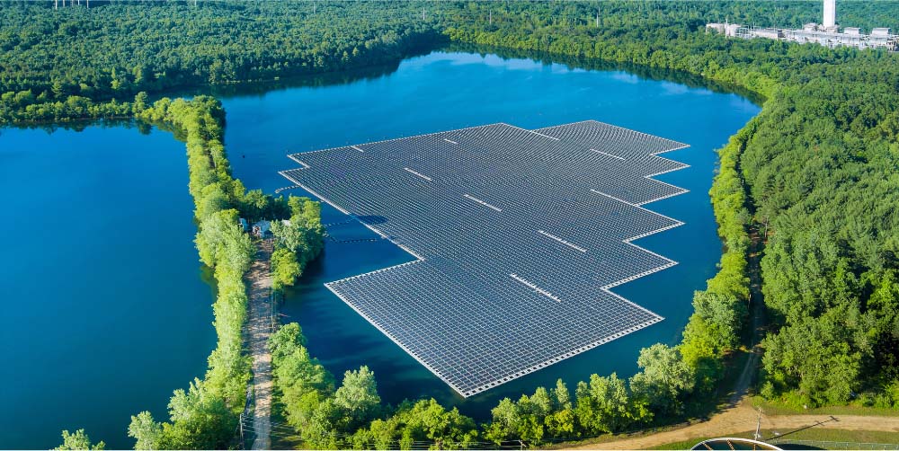 Floating Solar Plant