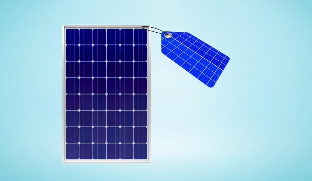 100-Watt solar panel price