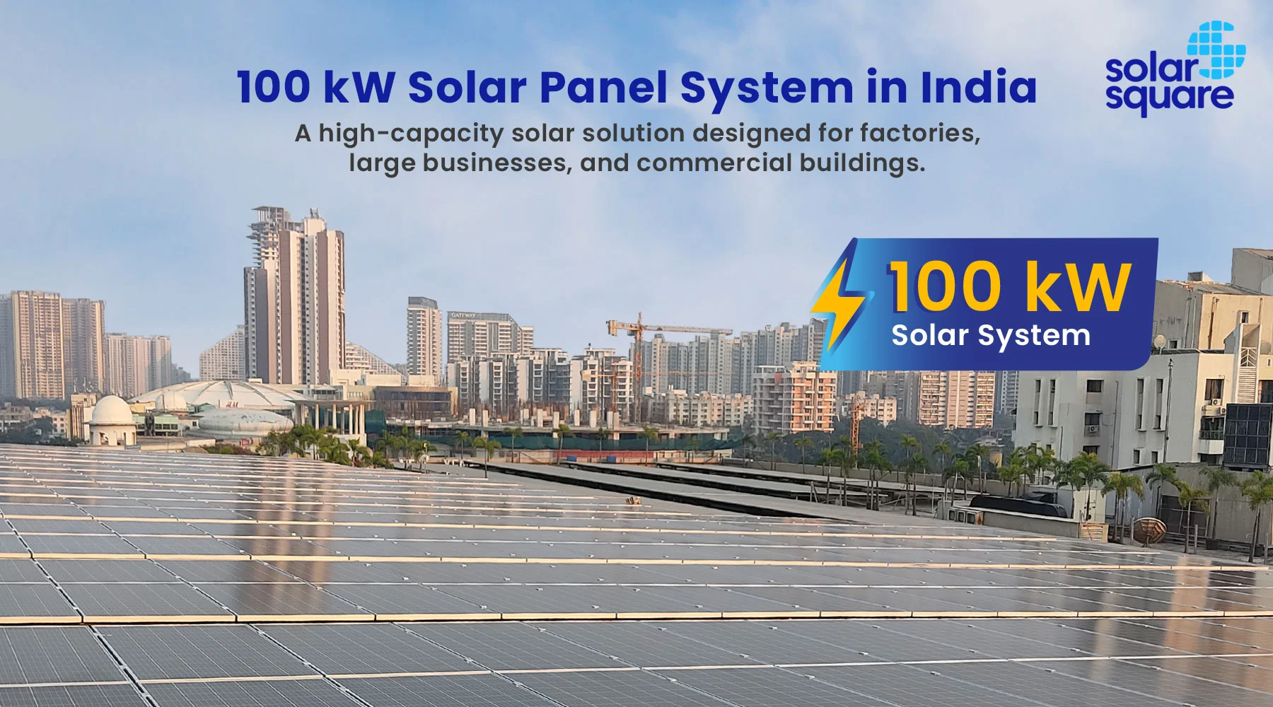 100 kW Solar Panel System Price
