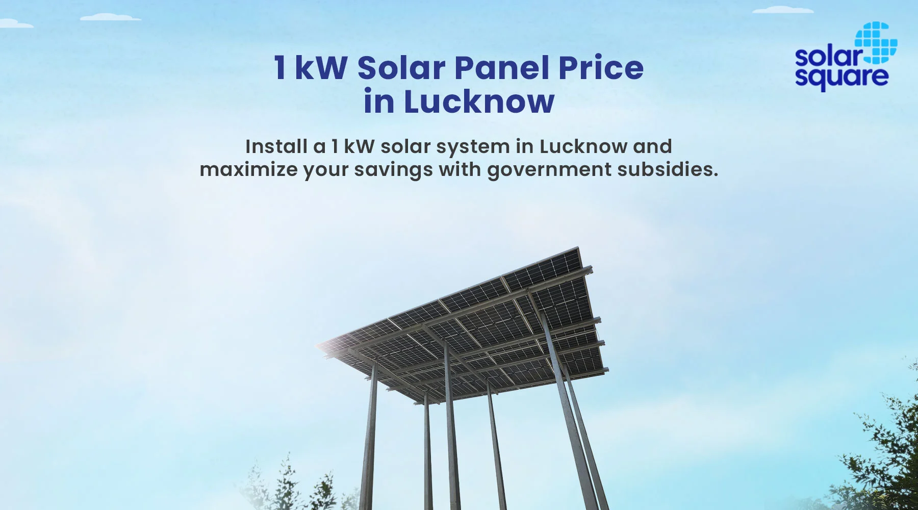 1 KW Solar Panel System in Lucknow