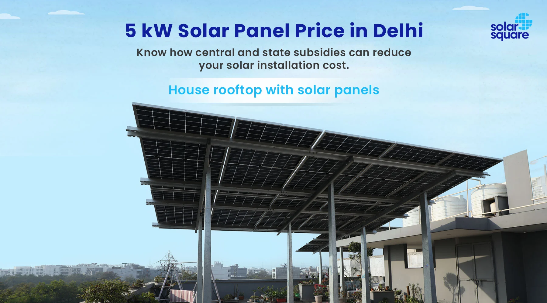 5 kW Solar Panel system in Delhi