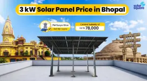 What’s the 3 kW Solar Panel Price in Bhopal with Subsidy? ROI Calculations Included