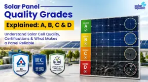 Solar Quality Certification and Grading of Solar Panels – A, B, C & D